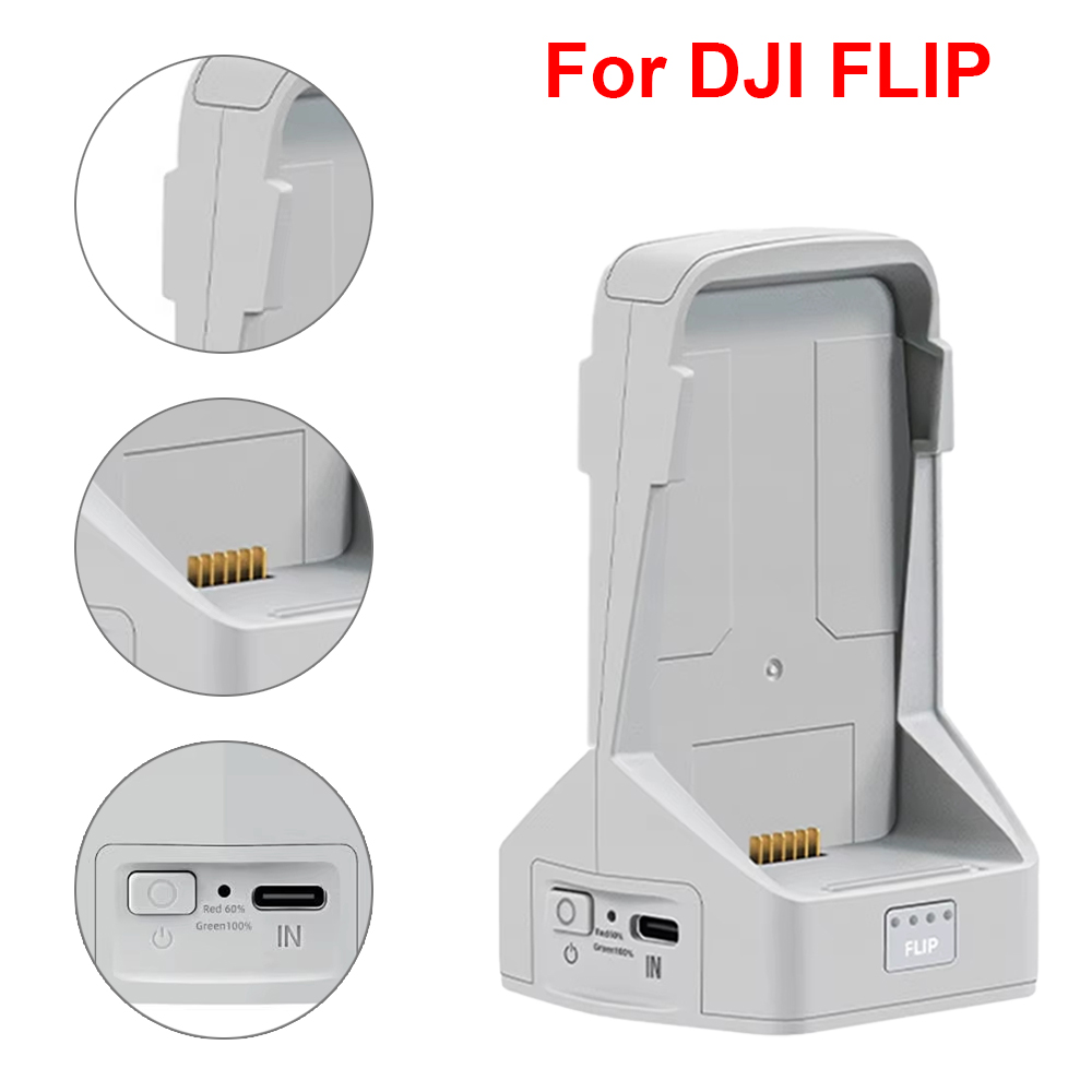 Drone Power Bank - Batterie Ladegerät Für DJI Flip Zwei-weg