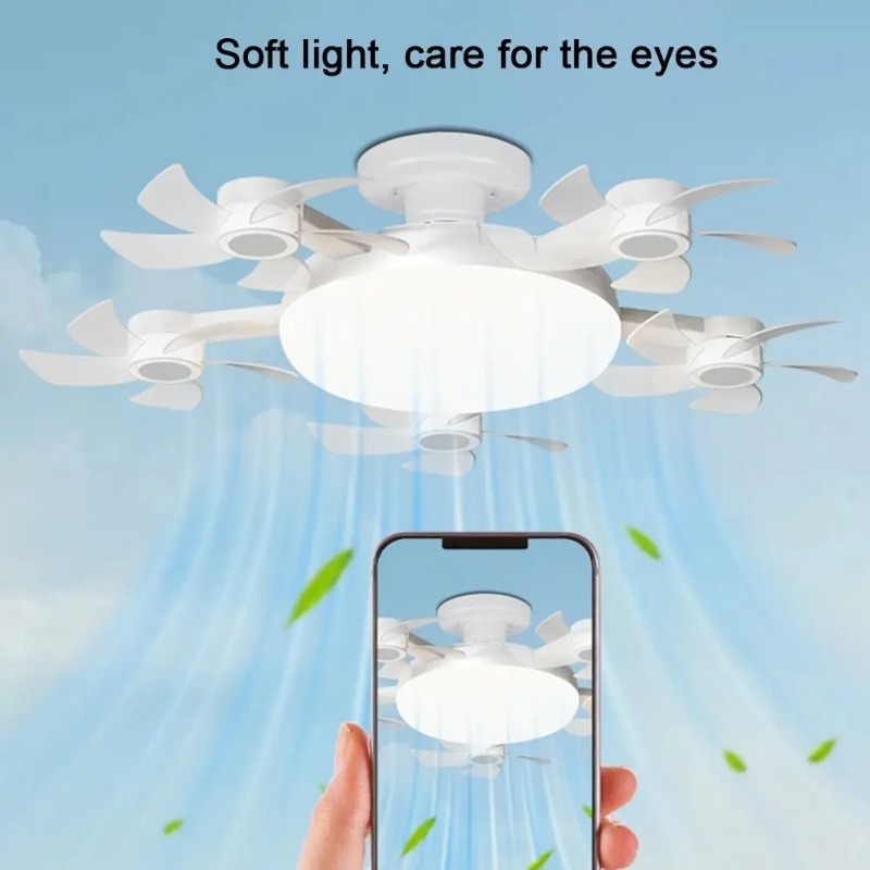 Drone Beacon Light - LED Kreativer Deckenventilator mit Drohnen-inspiriertem Design
