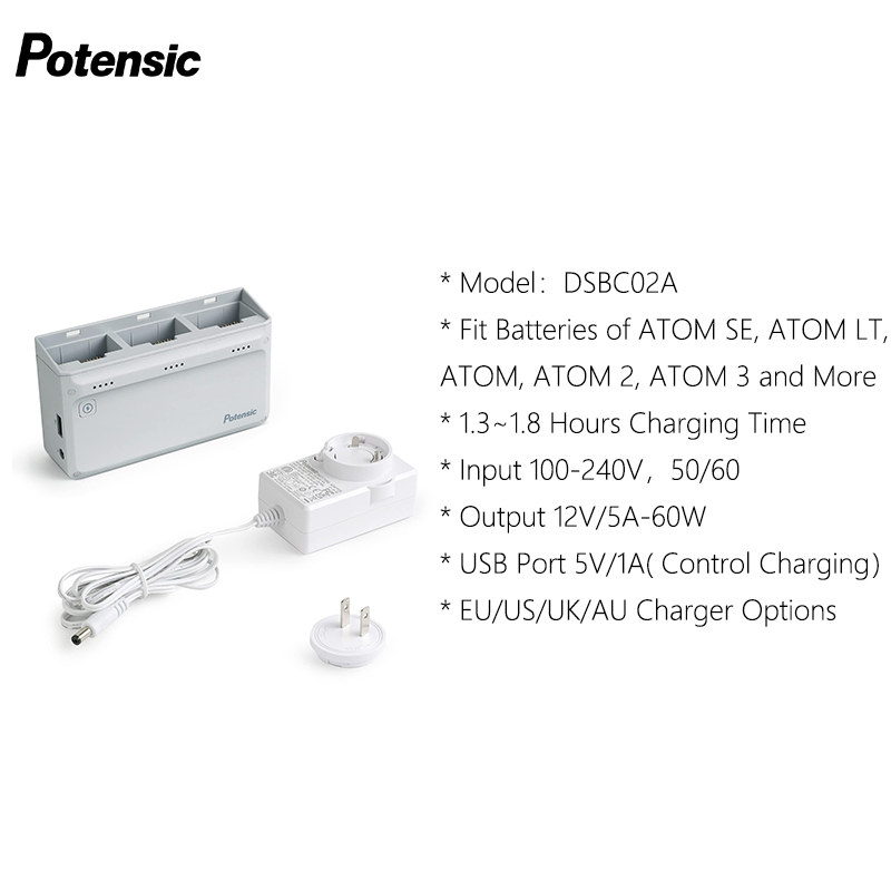 Drone Charging Hub - Potensic Original 60W Ladehub für ATOM