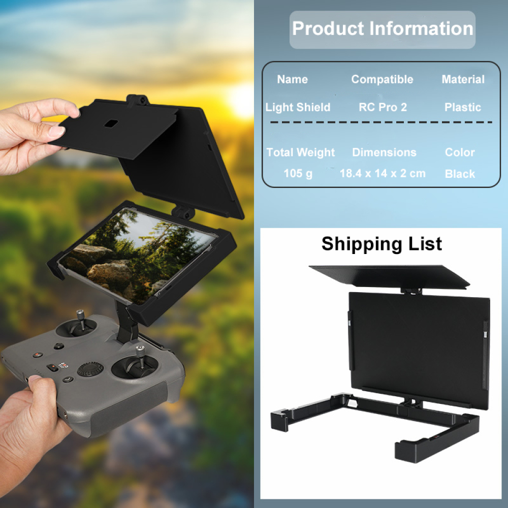 Drone Sun Shade - Neuer Sonnenschutz für RC Pro 2