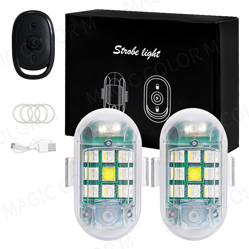 Drone Strobe Light - 2 Stück drahtlose LED-Blitzlicht Fernbedienung Warn