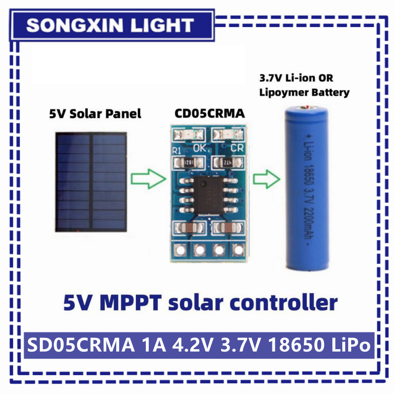 Drone Solar Charger - MPPT Solarladeregler 1 A 4,2 V