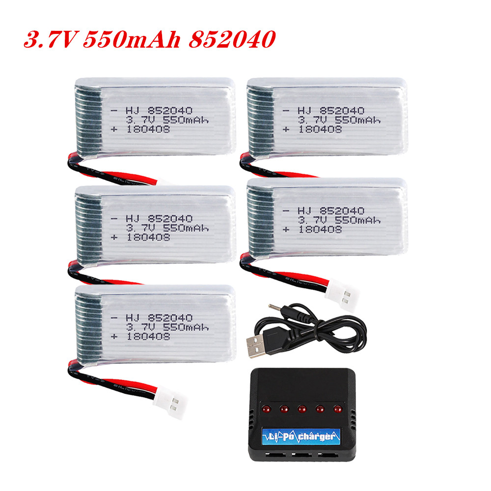 Drone Battery Charger - 3,7 V 550 mAh 25C Lipo-Akku