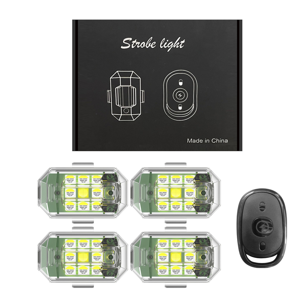 Drone Strobe Light - 1/2/4 stücke Drahtlose LED Drone Strobe