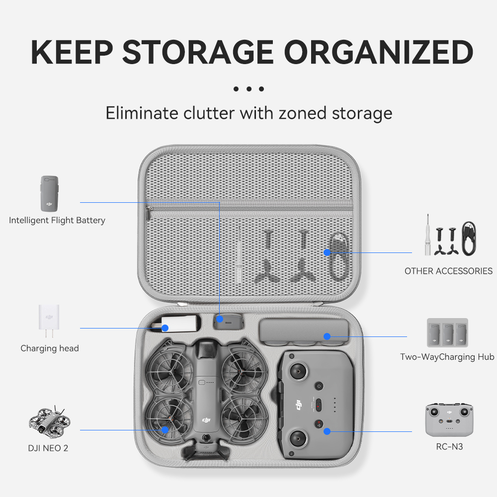 XFJI Reise-Organizer-Tasche fü – Drone Hard Shell Case Bewertung und Preis