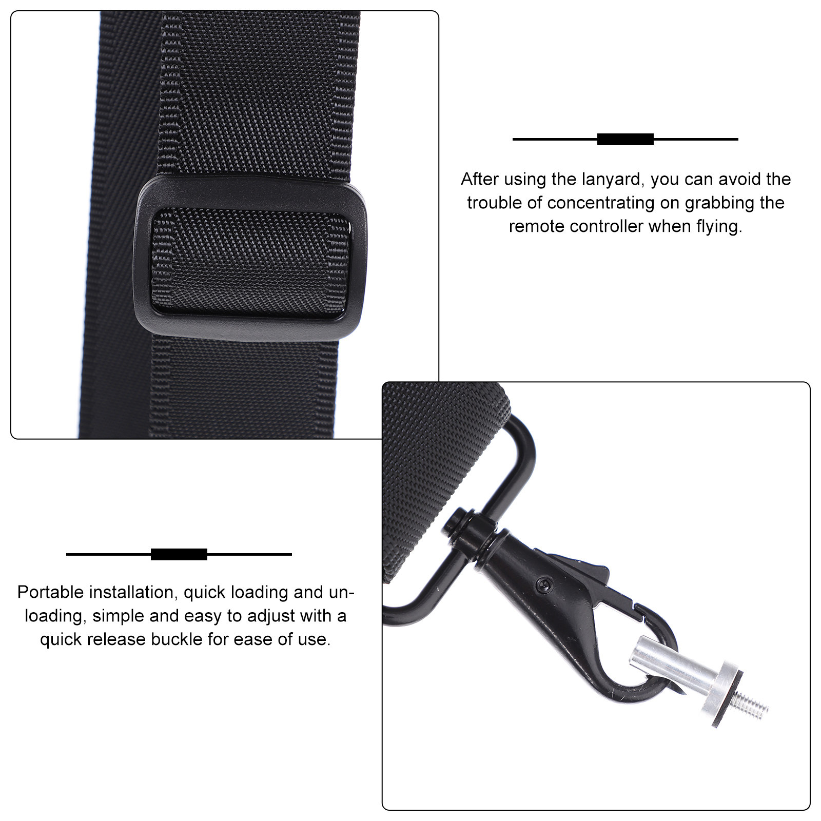 2 3 Kompatibler RC-Controller- – Drone Neck Strap Bewertung und Preis