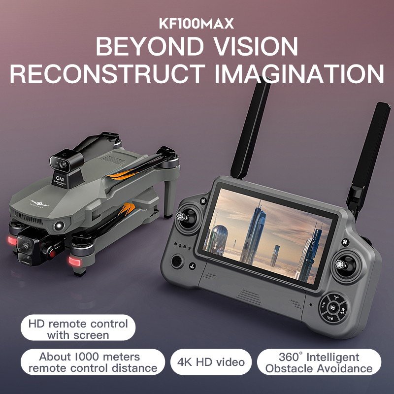 KF100 MAX GPS Drone 4K Kamera  – Drone Controller Screen Bewertung und Preis