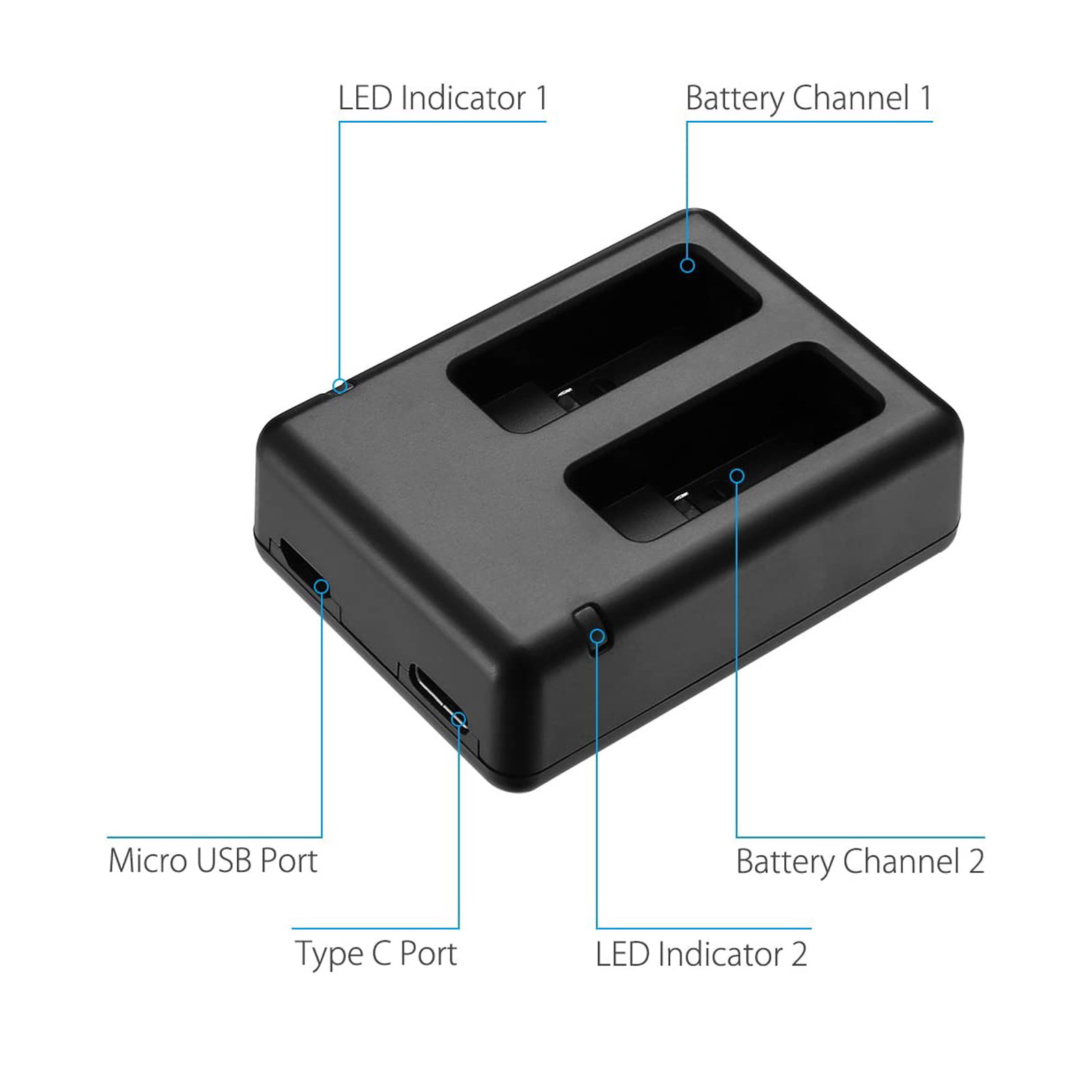 Geeignet für GOPRO Hero 5 Lade – Drone Battery Charger Bewertung und Preis