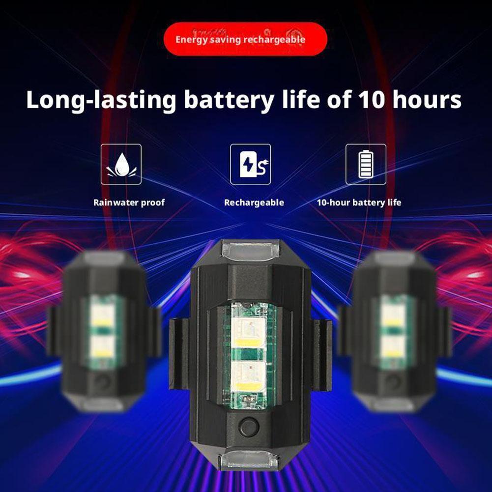 2 Stück Mini-LED-Blitzlichter, – Drone Strobe Light Bewertung und Preis