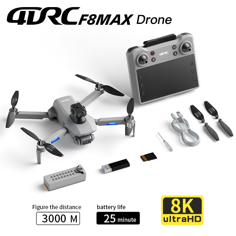 F8 MAX GPS-Drohne, professione – Drone Controller Screen Bewertung und Preis