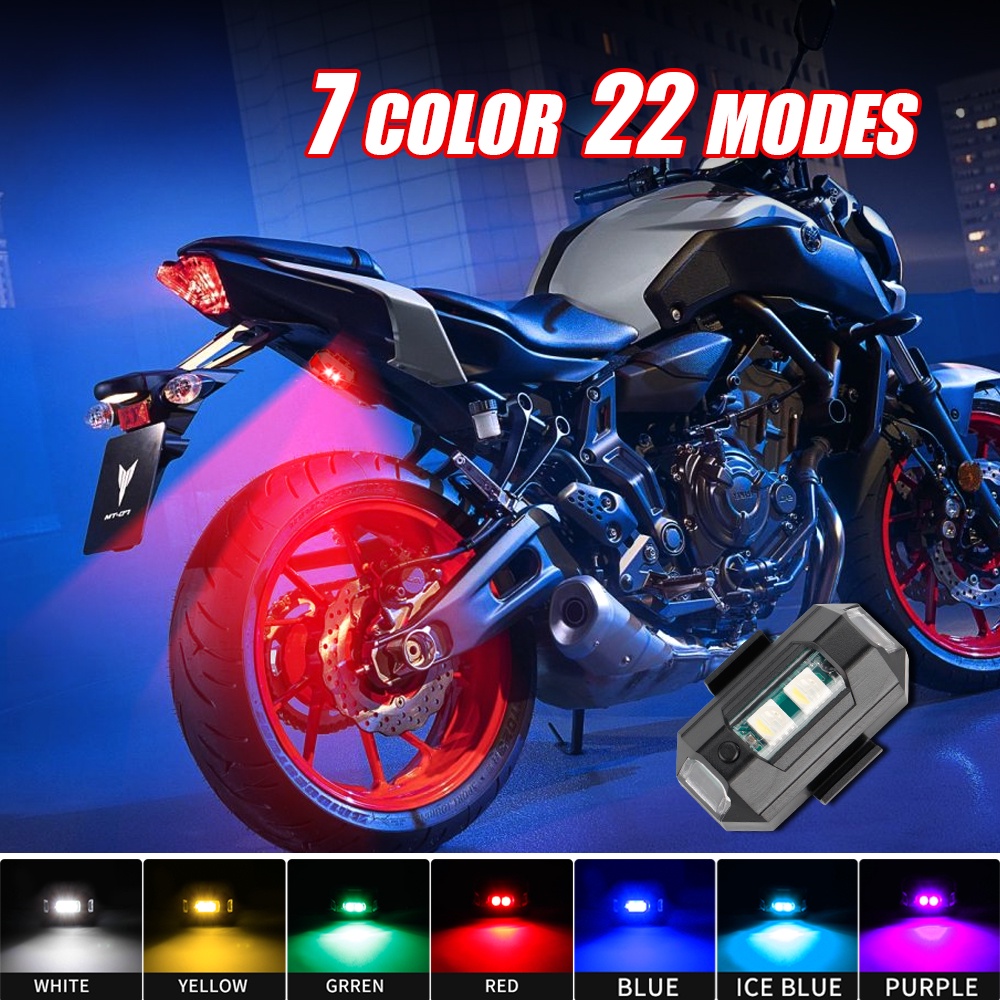 1PC 7 Farbe Mini USB Lade LED  – Drone Strobe Light Bewertung und Preis